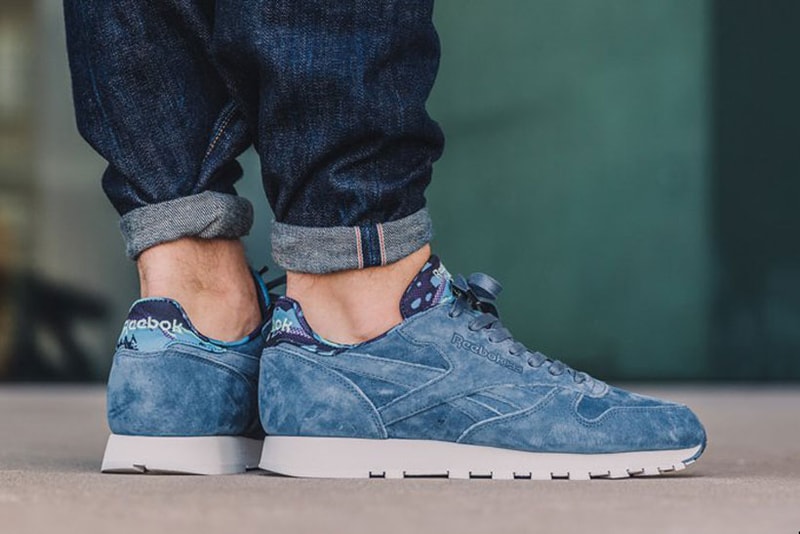 Reebok Classic Leather TDC Royal Slate On Feet