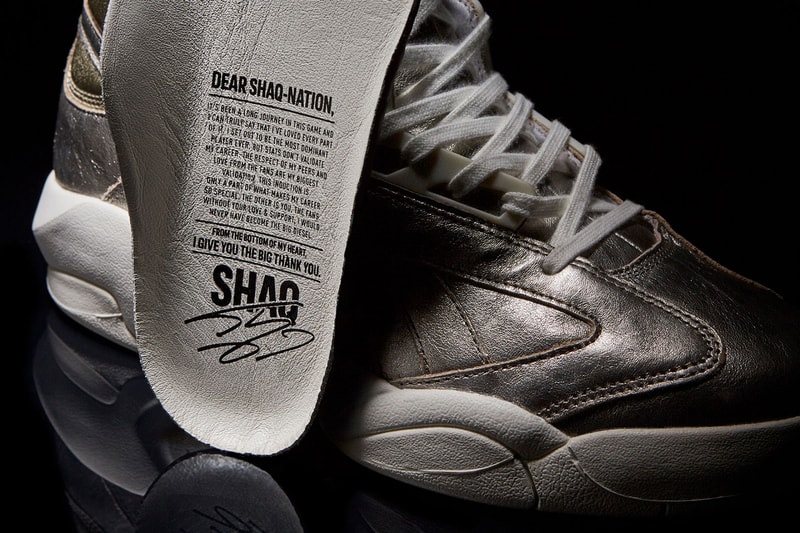 Reebok Classics 16 Hoop Hall of Fame Sneaker Pack Shaq Attaq allen Iverson Question metallic silver gold basketball