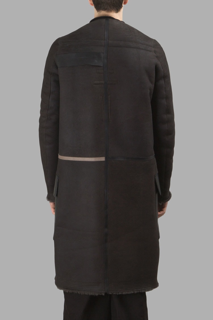 Rick Owens Fall Winter 2016 Parka Leather Jacket Outerwear