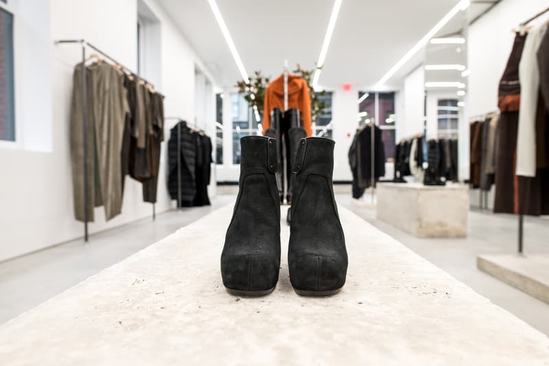 new rick owens store soho nyc drksdhw adidas mastodon