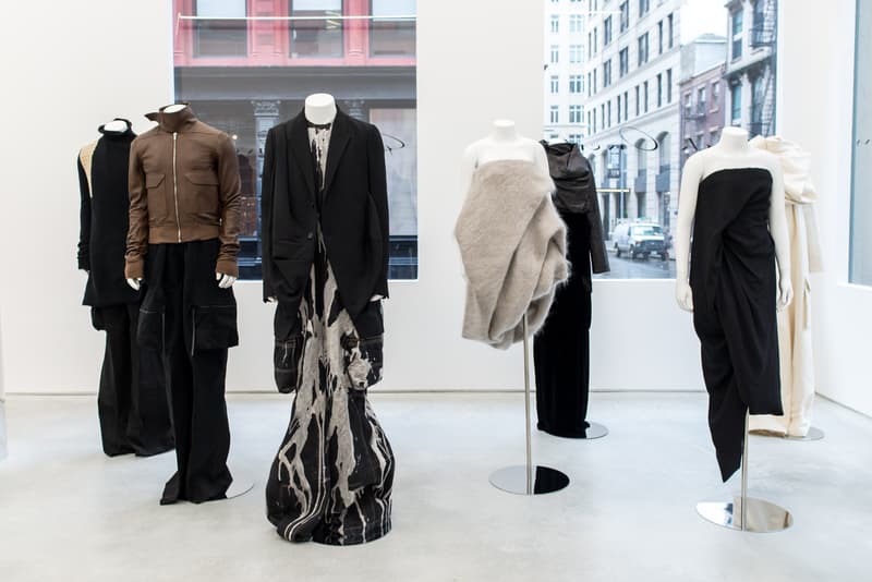 new rick owens store soho nyc drksdhw adidas mastodon
