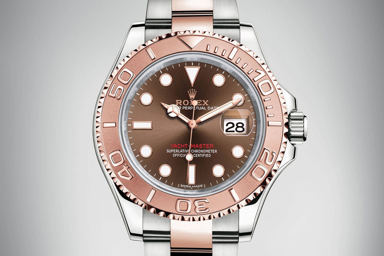 yacht master pink gold