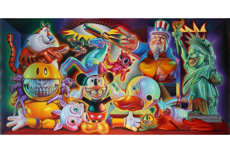 'Ron English Guernica' at the Allouche Gallery in NYC
