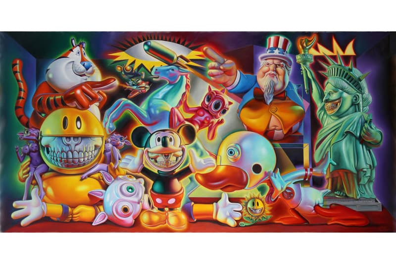 'Ron English Guernica' at the Allouche Gallery in NYC