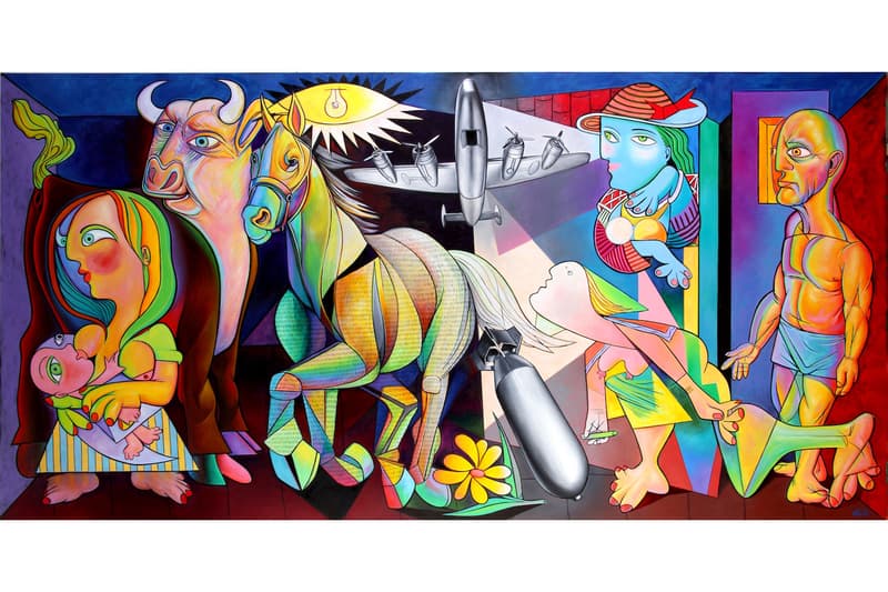 'Ron English Guernica' at the Allouche Gallery in NYC