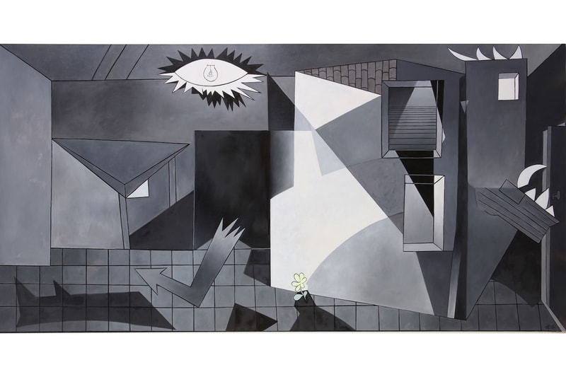 'Ron English Guernica' at the Allouche Gallery in NYC