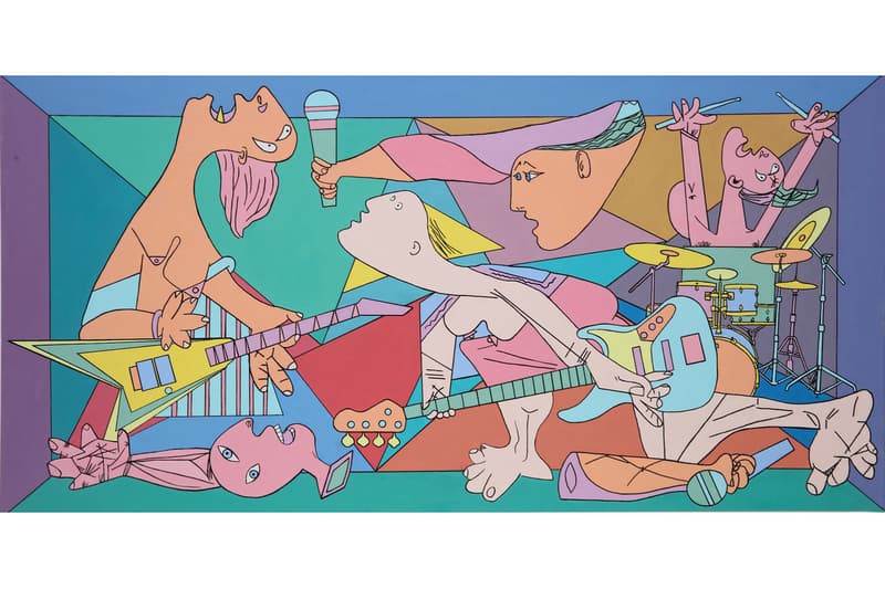 'Ron English Guernica' at the Allouche Gallery in NYC