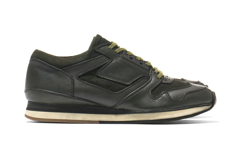 sacai Hender Scheme Overdyed Black and Khaki Sneaker shoe