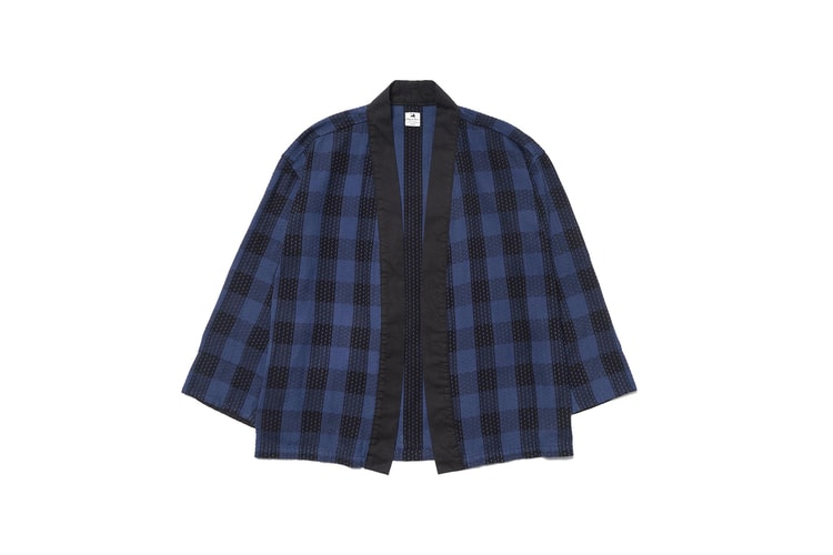 SASQUATCHfabrix. Reimagines the Haori With Checkered Sashiko Construction