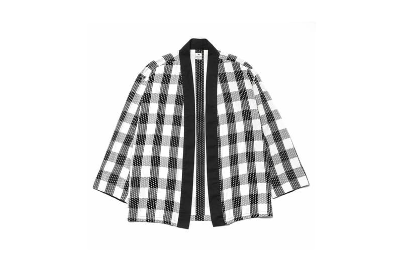 SASQUATCHfabrix Block Check Sashiko Haori 2016 Fall Winter