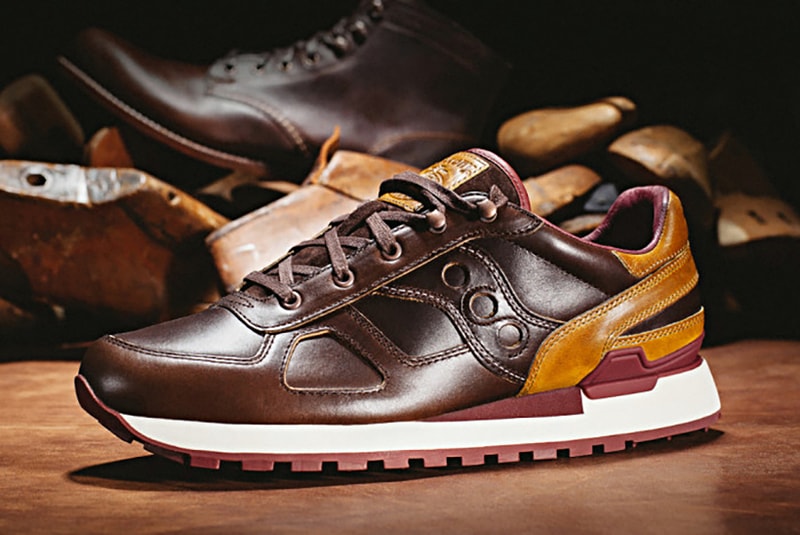 Saucony x Wolverine Classic Shadow Original Horween Leather