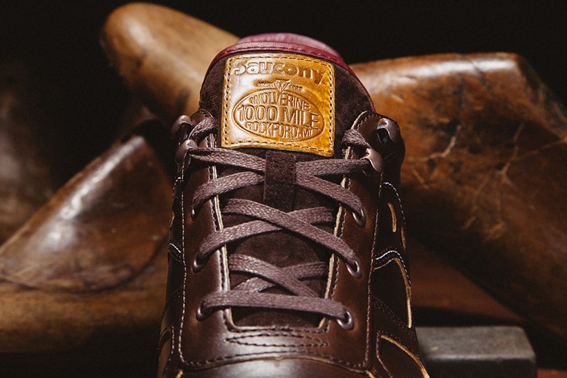 Saucony x Wolverine Classic Shadow Original Horween Leather