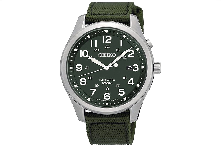 Seiko Kinetic Military Watch