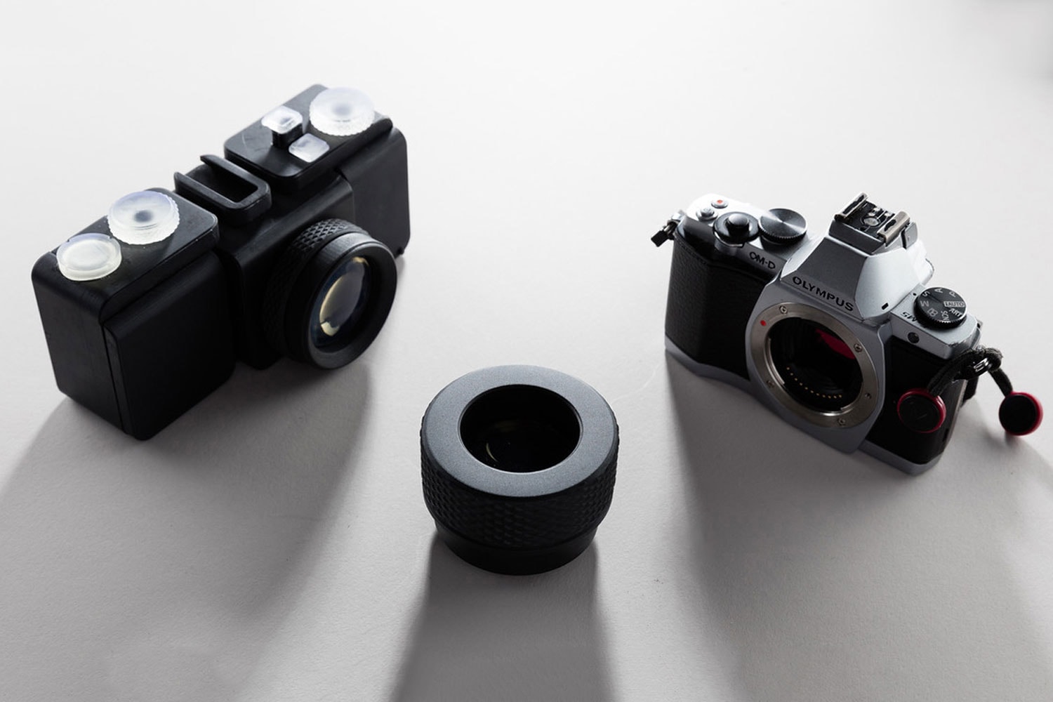 SLO 3D Printed Film Camera black white