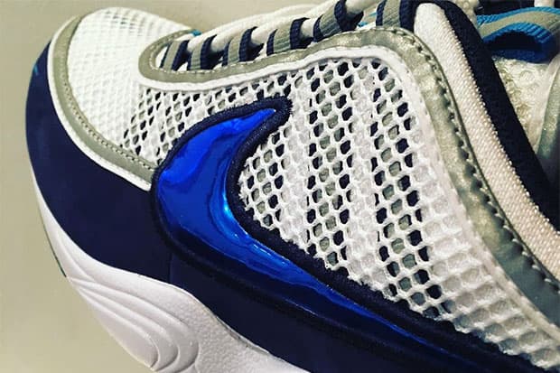 Stash x Nike Zoom Spiridon white blue silver mesh