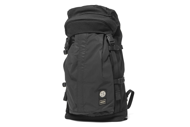 Stone Island x Head Porter reflective bags black nylon