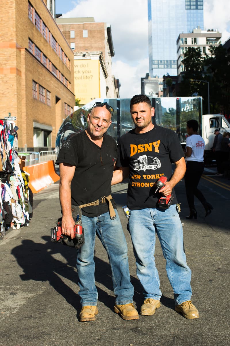 Streetsnaps Heron Preston DSNY UNIFORM Collection New York City Salt Shed Spring Street Fashion Street Style