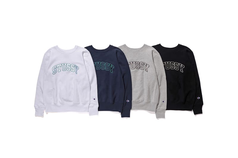 stussy x champion sweatshirt