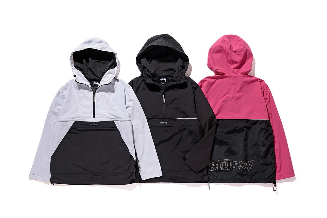 Stussy Fall Winter 2016 Collection Anorak pink black white