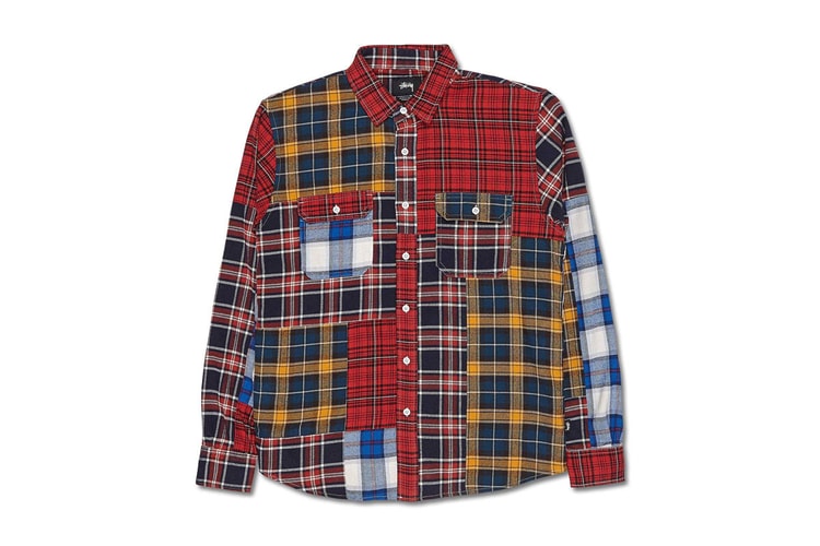 Stüssy's Mixed Plaid Shirt Is a Wild Piece of Patchwork