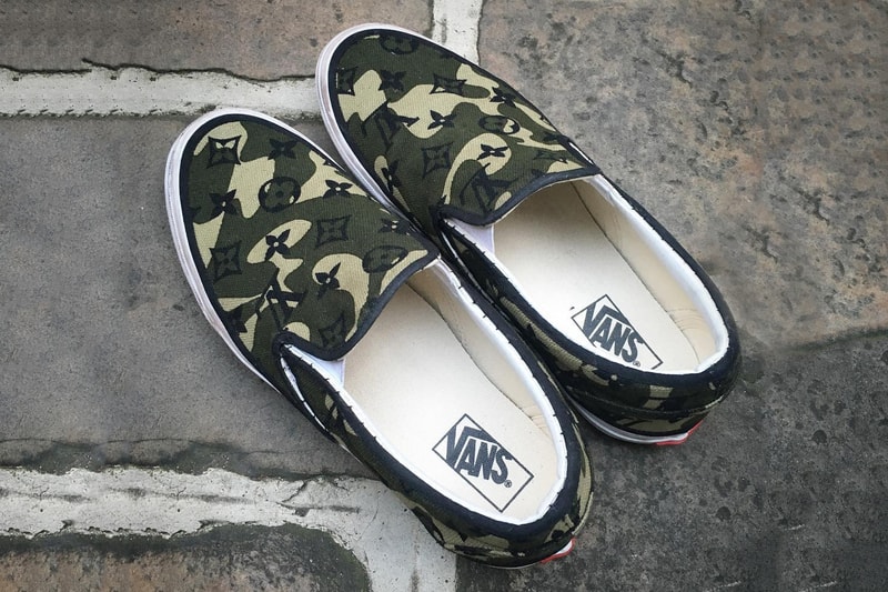 Takashi Murakami Louis Vuitton Vans Slip Ons