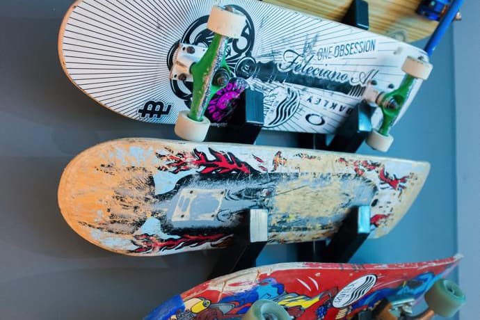 Teen Man Cave Skateboarder