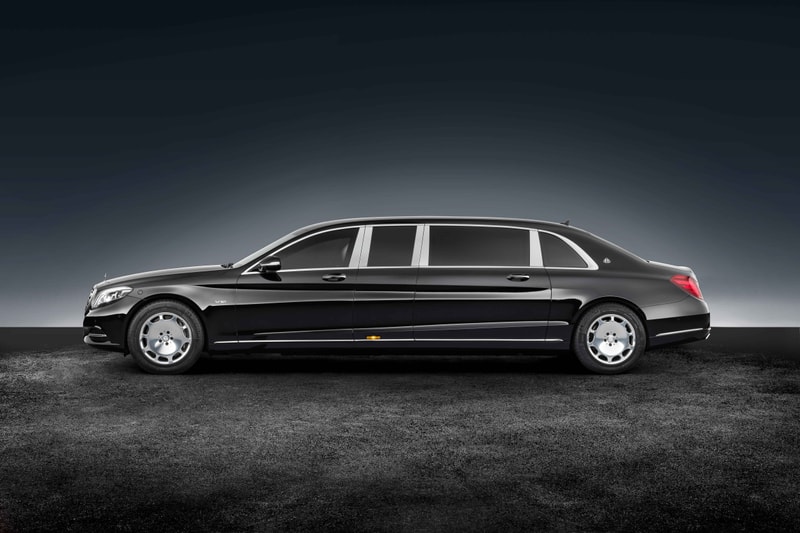 Mercedes-Maybach Creates Armored S600 Pullman Guard limousine black