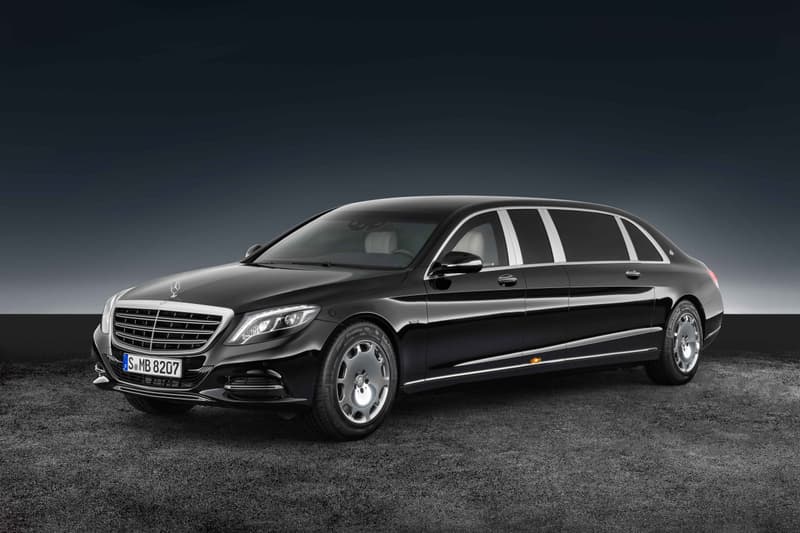 Mercedes-Maybach Creates Armored S600 Pullman Guard limousine black