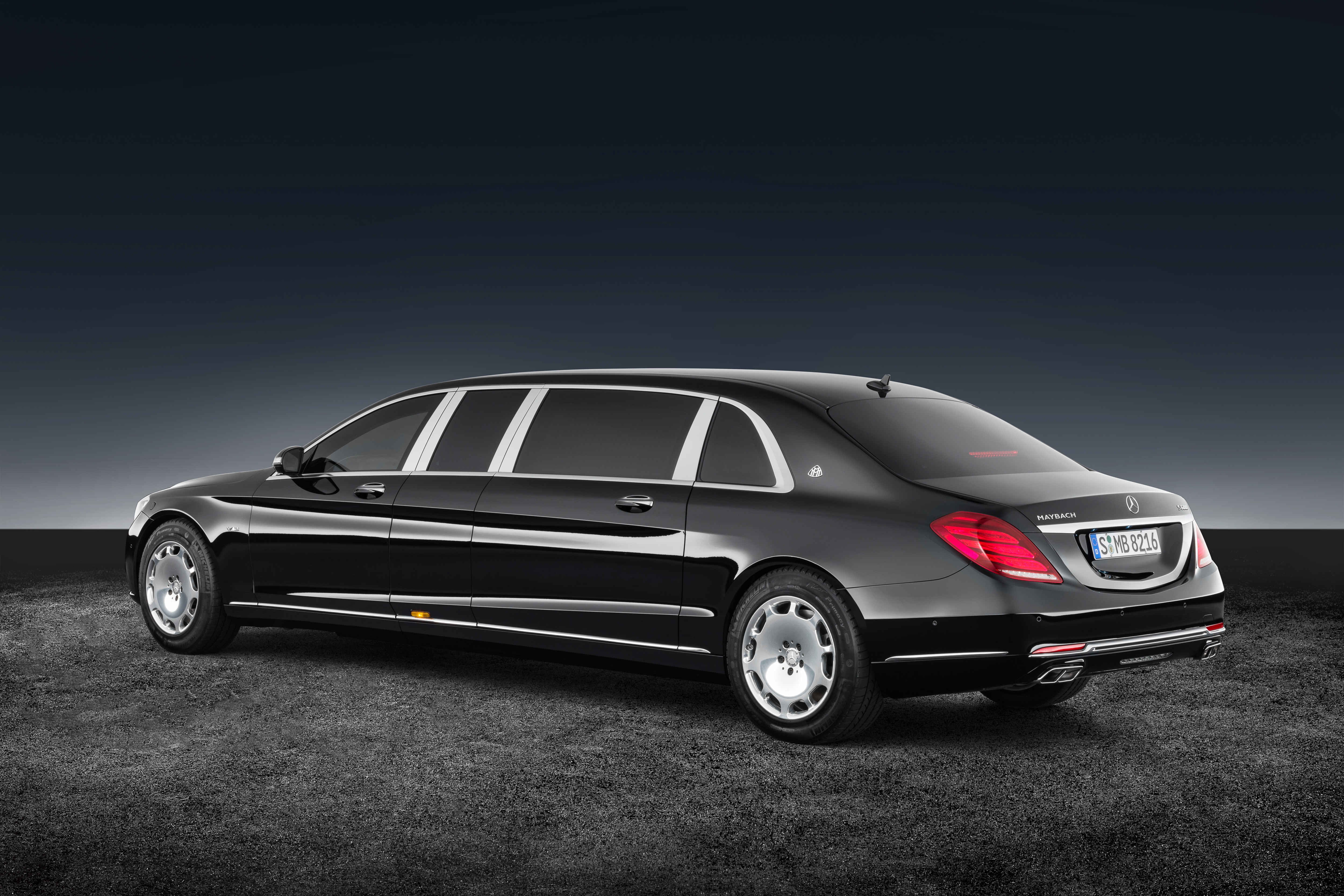 Mercedes-Maybach Creates Armored S600 Pullman Guard limousine black
