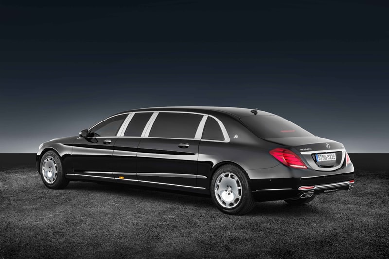 Mercedes-Maybach Creates Armored S600 Pullman Guard limousine black