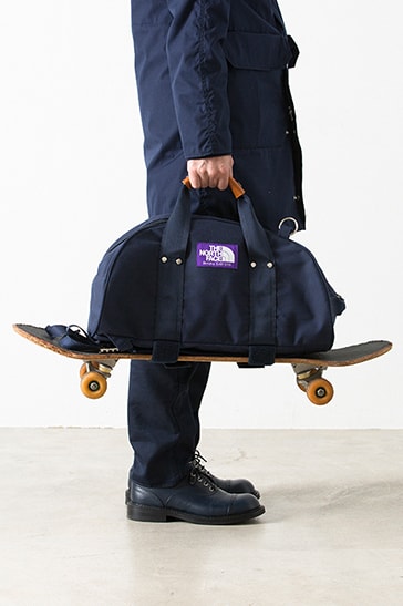 THE NORTH FACE PURPLE LABEL 3-Way Duffle Bag skateboarding travel navy black grey