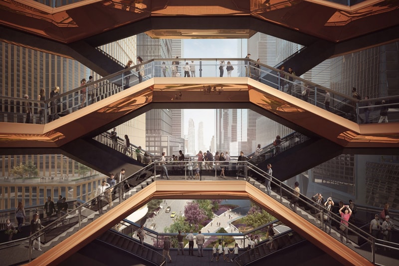 Thomas Heatherwick Vessel new york honeycomb jungle gym hudson yards