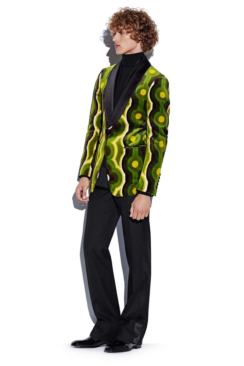 Tom Ford's 2016 Fall/Winter Collection 1970 turtle necks suits groovy prints see now buy now