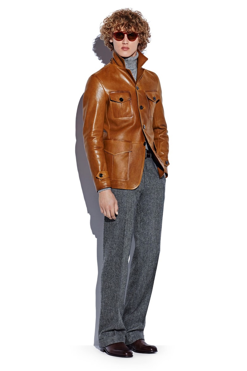 Tom Ford's 2016 Fall/Winter Collection 1970 turtle necks suits groovy prints see now buy now