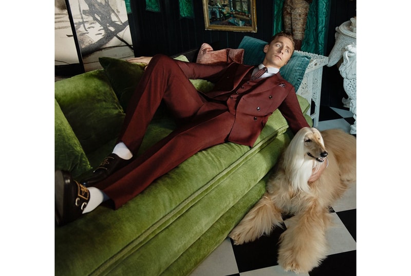 Tom Hiddleston Models for New Gucci Campaign Ads dog Taylor Swift Cruise 2017