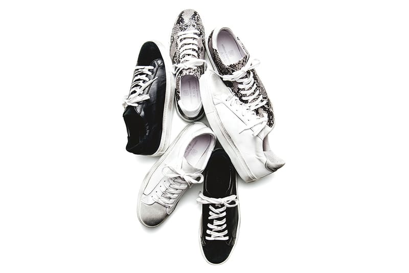 uniform experiment Pairs up With Amb for a Range of "Damaged Sneakers" 