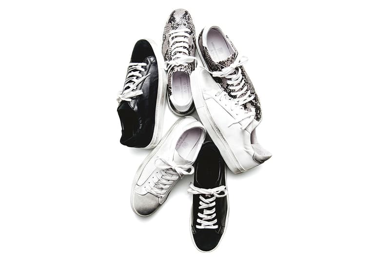 uniform experiment x Amb "Damaged Sneakers" 2016 Fall/Winter black grey snake white