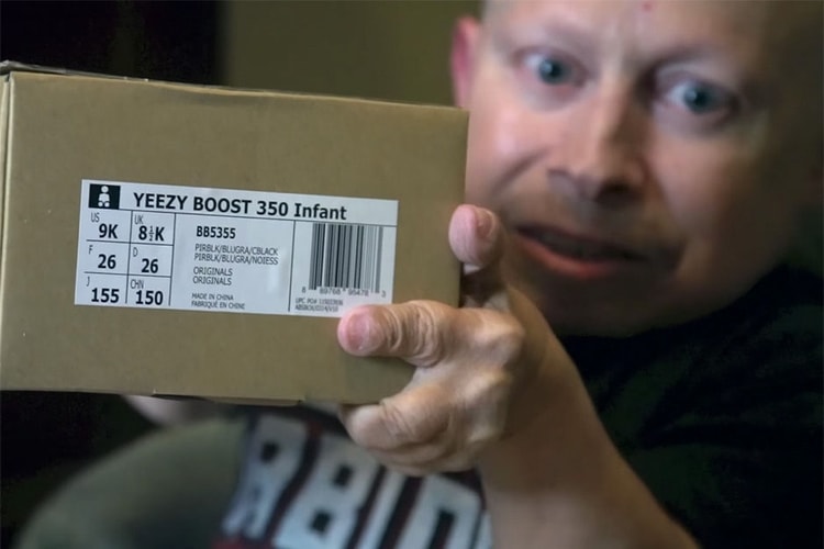 Verne Troyer Shows off His Infant-Sized Yeezy Boost 350s