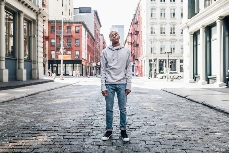 vince staples converse essentials hoodie crewneck zip up nyc lookbook