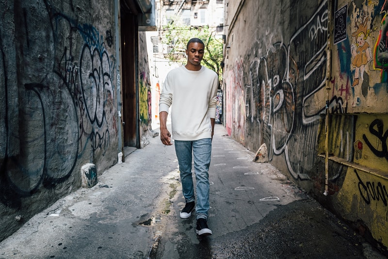 vince staples converse essentials hoodie crewneck zip up nyc lookbook