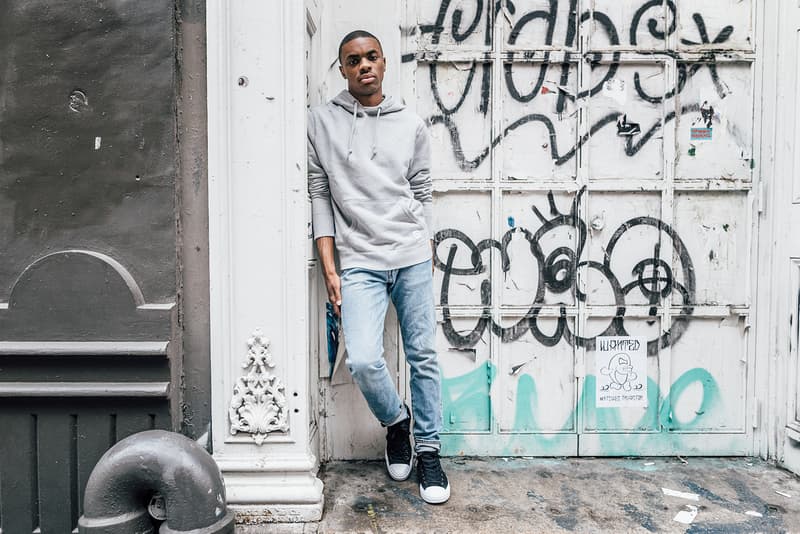 vince staples converse essentials hoodie crewneck zip up nyc lookbook