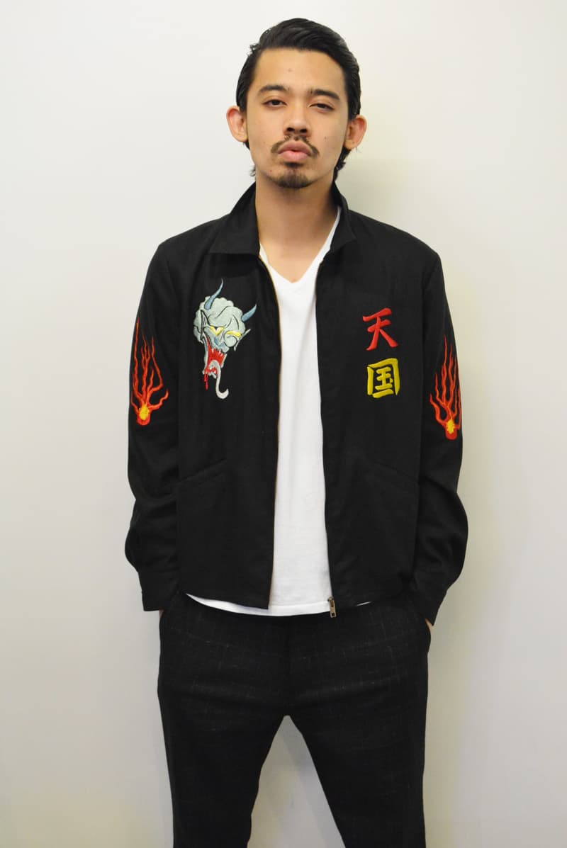 WACKO MARIA 2016 FW Lookbook black dragon fire