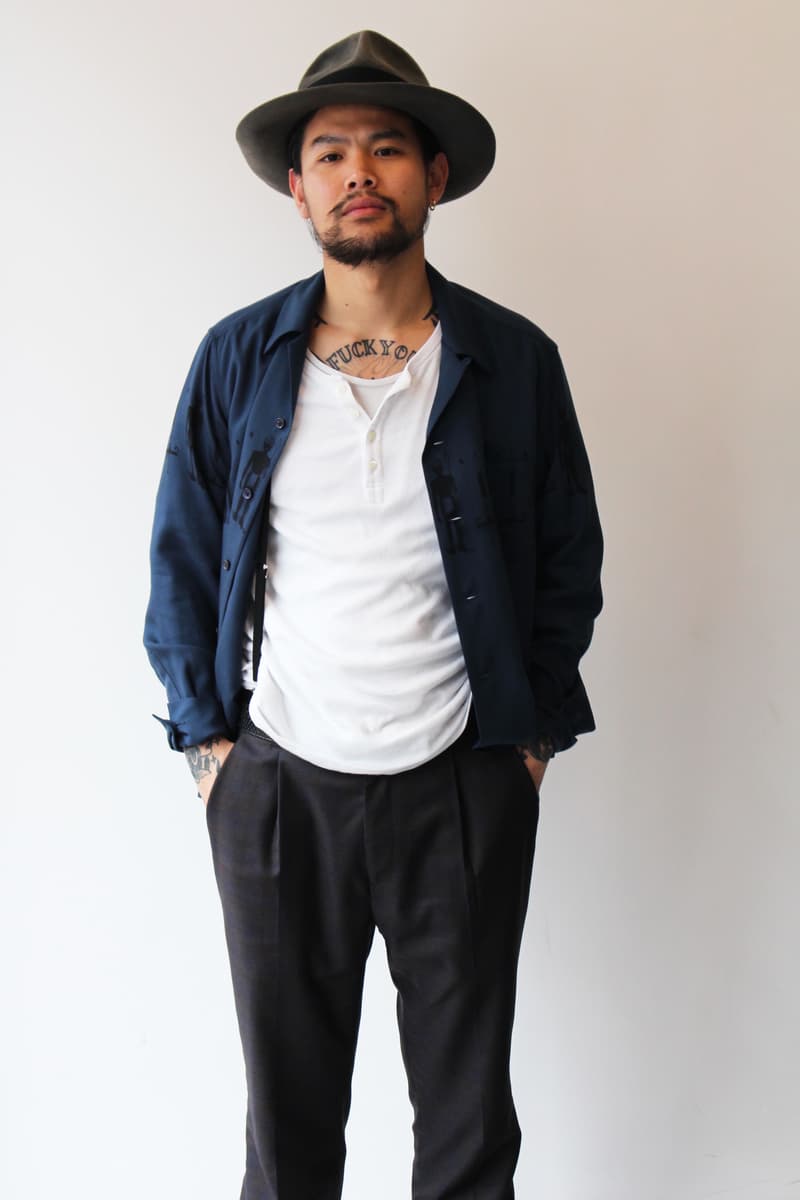 WACKO MARIA 2016 FW Lookbook black dragon fire