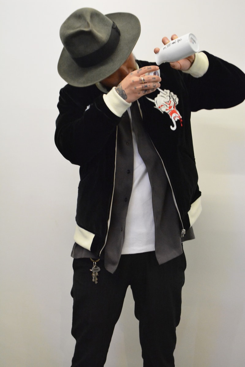 WACKO MARIA 2016 FW Lookbook black dragon fire