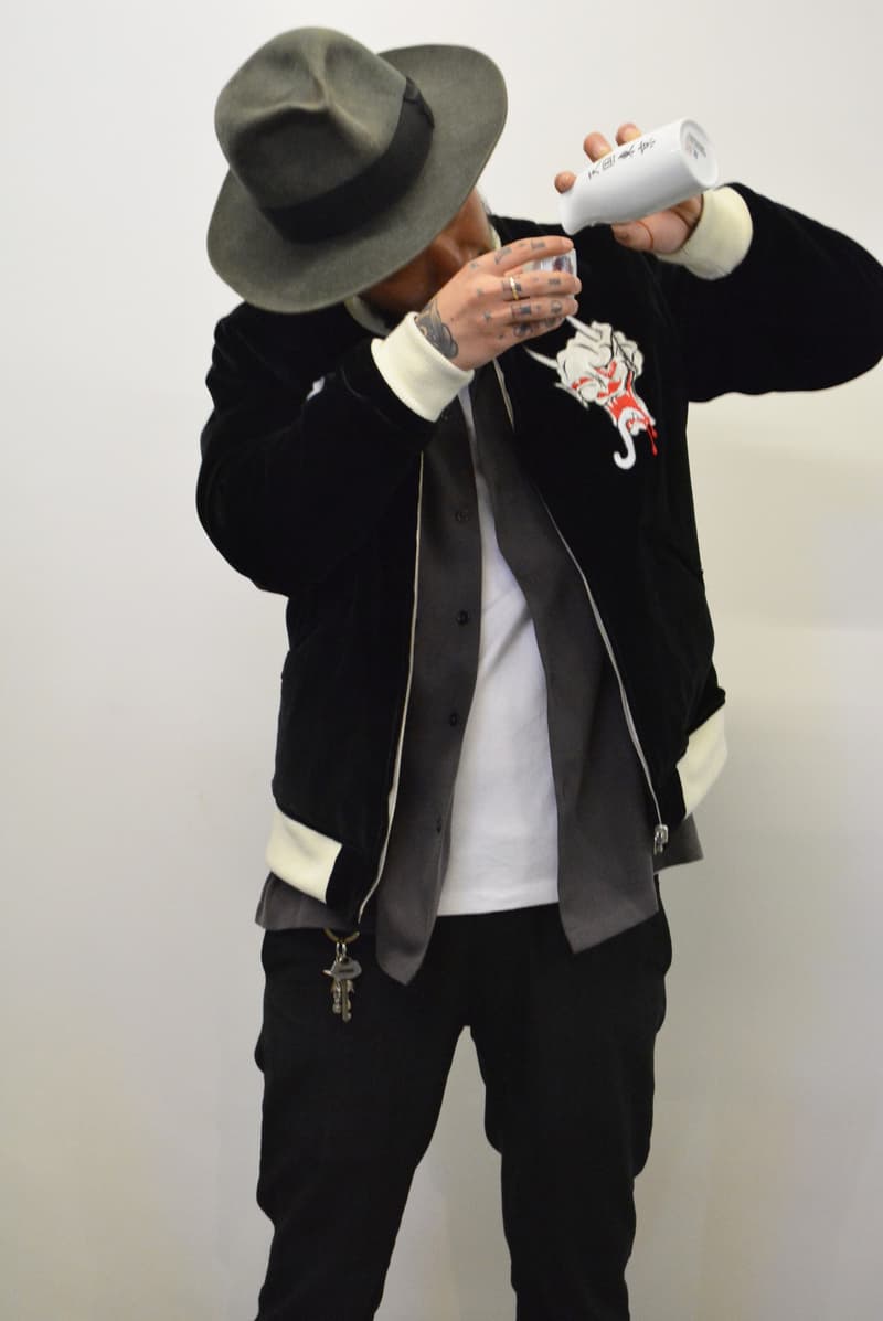 WACKO MARIA 2016 FW Lookbook black dragon fire