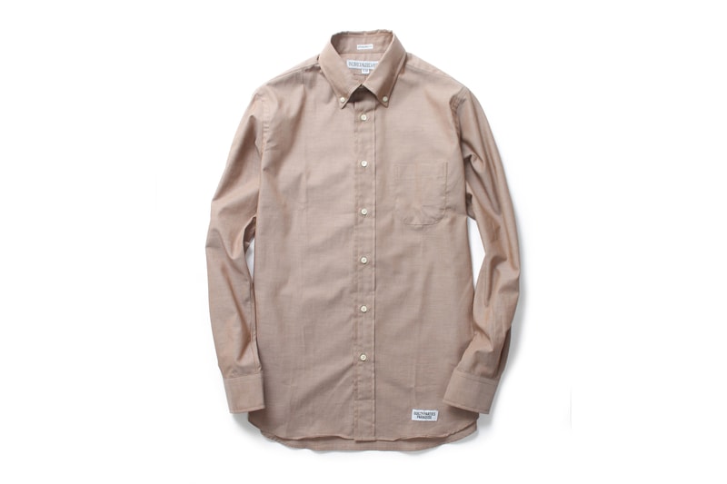 WACKO MARIA x INDIVIDUALIZED SHIRTS 2016 FW brown grey gingham