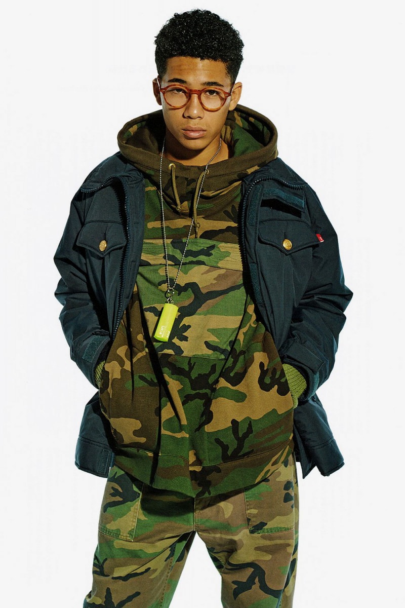 WTAPS 2016 Fall Editorial by 'GRIND' Magazine camo military outwear jackets teddy sweater