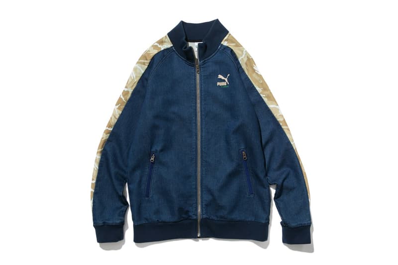 XLARGE x mita sneakers PUMA Clyde beige green white