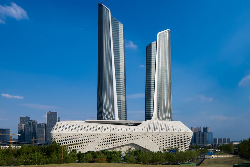A First Look at Zaha Hadid's Nanjing International Youth Culture Center in China