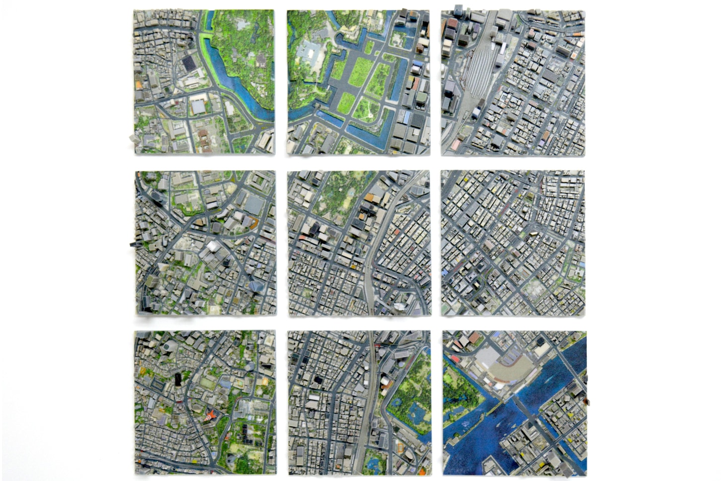 3D Printed Map Tokyo